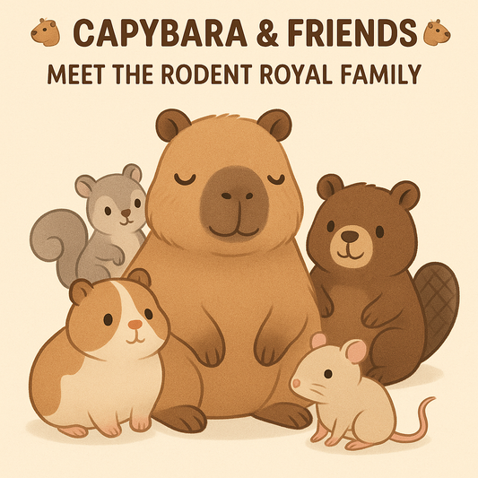The-Rodent-Royal-Family-Why-Capybaras-and-Their-Cousins-Deserve-the-Plush-Throne Duoai Plush