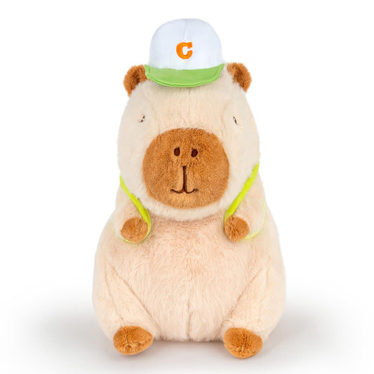 🐾Duoai Capybara Stuffed Animal – 9" Cute Brown Plush with Tennis Backpack | Perfect Gift for Kids Duoai Plush