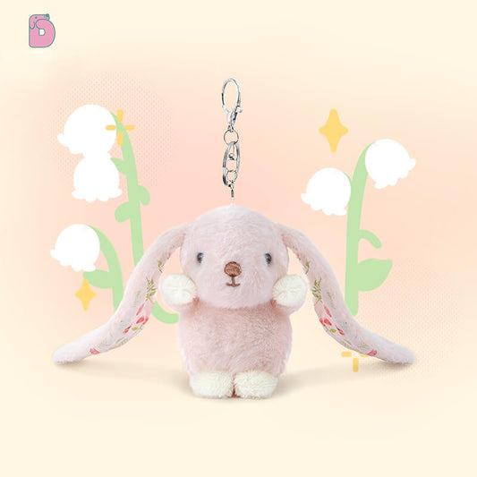 Duoai Original Garden Bunny Plush Keychain β 16.5 cm / 6.5" Cute Hanging Rabbit Gift