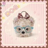 Duoai Vintage Dog Plush Keychain β Cute Bag Charm (3.1" / 5.5")