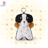 Duoai Original Bean Bag Fluffy Puppy Keychain – Cute Dog Bag Charm Kawaii Gift Collection