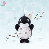 Duoai Original Bean Bag Whale Plush Keychain β Cute Ocean Animal Bag Charm Kawaii Gift Collection