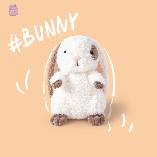 Duoai Original Bunny Plush – 8” Plush Toy & 4.7” Keychain Buddy Duoai Plush