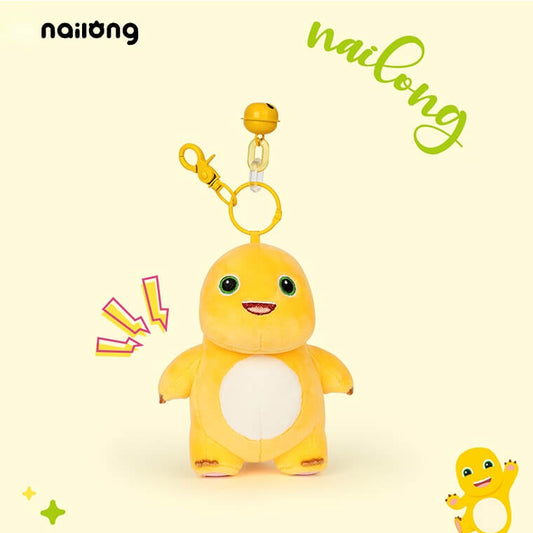 Duoai Official NaiLong Plush Keychain 13 cm / 5.1β³ β Cute Squeaky Belly Dinosaur Bag Charm, Student Gift, Stress-Relief Fidget Toy Duoai Plush