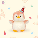 Duoai Cute RUA Penguin Plush Toy – Soft Birthday Gift Penguin Doll with Hat or Scarf, Comfort Plush for Kids & Girls