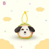 Duoai Dalmatian Plush Keychain – Burger, Fries & Milkshake Charms (4.7") Duoai Plush