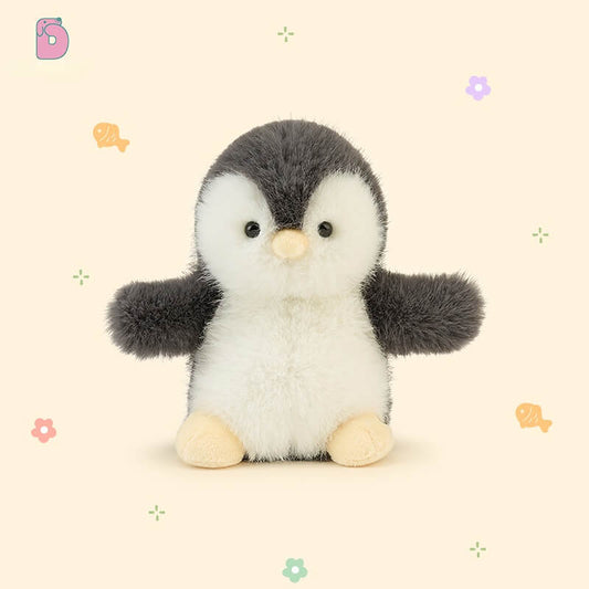 Duoai Puff Plush Series β Seal, Penguin, Otter & Turtle in Gift Box (5.9") Duoai Plush