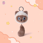 Duoai Cat Tail Plush Keychain – 5.9" Cute Bag Charm Duoai Plush