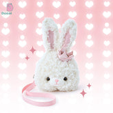 Duoai Original Curly Bunny Plush Backpack β Kawaii Bunny Crossbody Bag Cute Gift Collection
