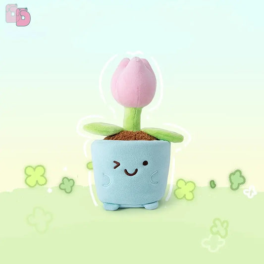 Duoai Plant Plush Collection β Original Hand-Drawn Flower & Leaf Pots for Desk & Gifting Duoai Plush