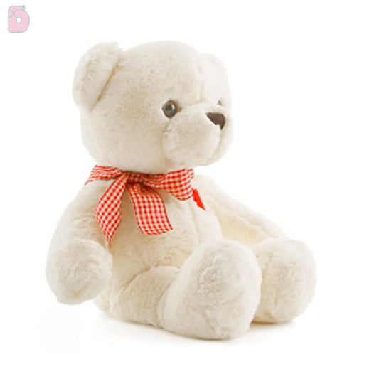 🐻 Duoai Teddy Bear with Heart – 11.4" & 15" Cute White Stuffed Animal Plush Toy for Valentine's Day, Soft Gift for Girlfriend, Boyfriend & Kids - Duoai Plush