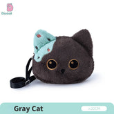 Duoai Original Cat Plush Crossbody Bag β Kawaii Cat Shoulder Bag Cute Plush Purse Collection