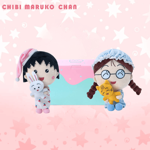 Duoai Official Chibi Maruko-chan Pajama Plush Doll – 10in Cute Anime Gift Toy