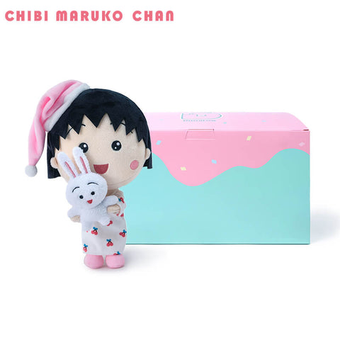 Duoai Official Chibi Maruko-chan Pajama Plush Doll – 10in Cute Anime Gift Toy