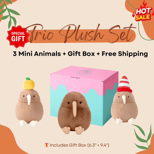 Duoai 3-Piece Bird Plush Gift Set – Mini Cute Birds in Gift Box ($29.99 Bundle) Duoai Plush
