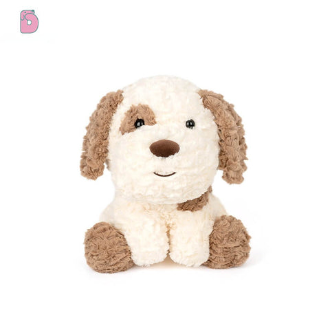Duoai Sitting Dalmatian Plush Toy – 3 Sizes with Gift Box (Gray & Brown) Duoai Plush