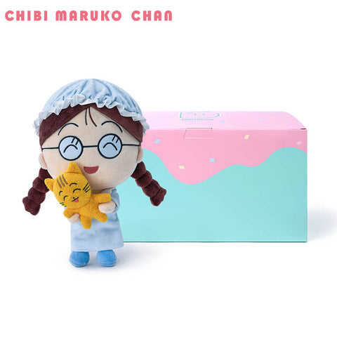 Duoai Official Chibi Maruko-chan Pajama Plush Doll – 10in Cute Anime Gift Toy