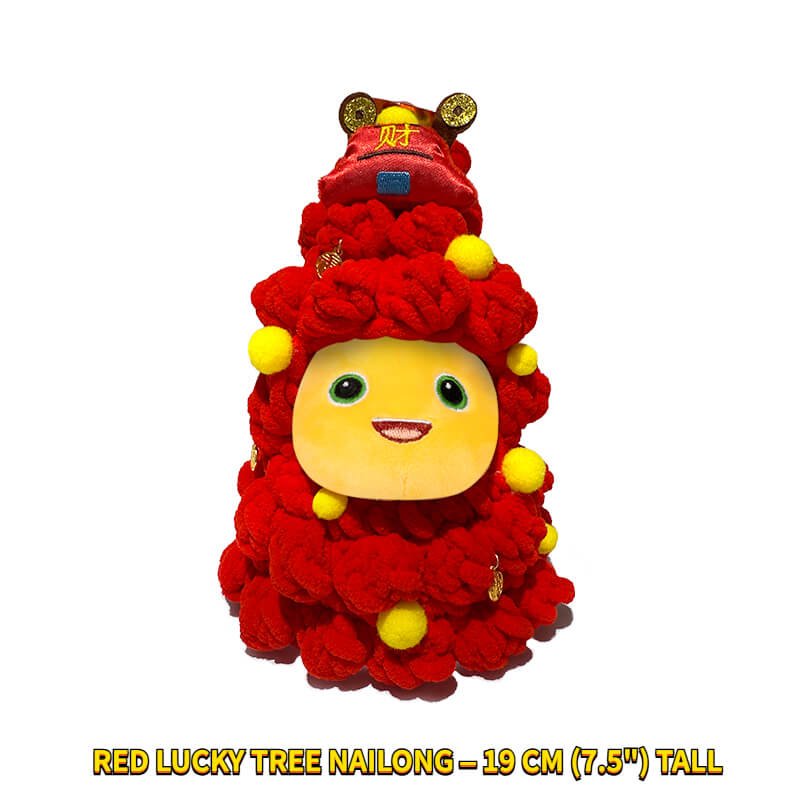 Duoai 🎄🎁 Christmas Gift Idea – Official NaiLong Plush Keychain 13 cm / 5.1″ – Cute Squeaky Belly Dinosaur Bag Charm, Student Gift, Stress-Relief Fidget Toy