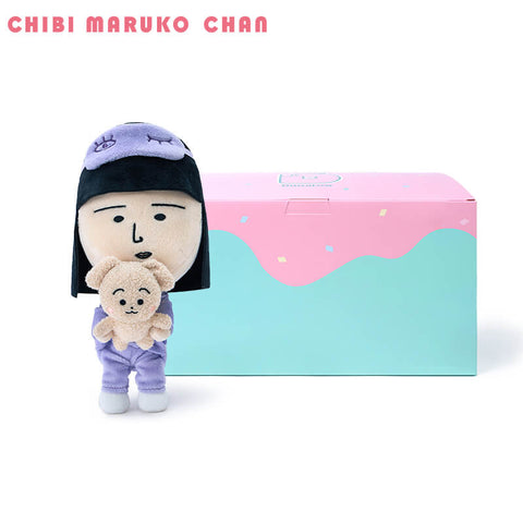 Duoai Official Chibi Maruko-chan Pajama Plush Doll – 10in Cute Anime Gift Toy