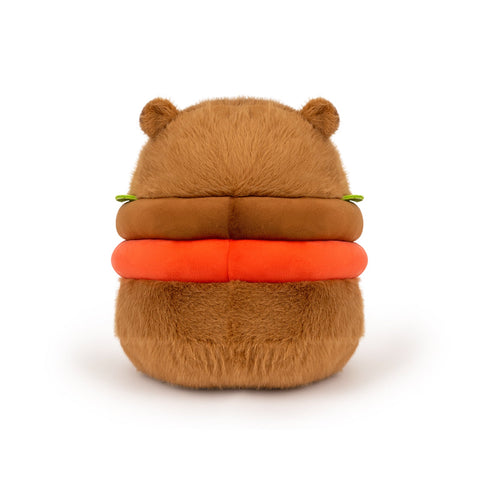 Duoai Capybara Plush Toy – 9 Inch Soft Stuffed Animal with Adorable Burger Backpack, Perfect Gift for Kids, Boys & Girls Duoai Plush
