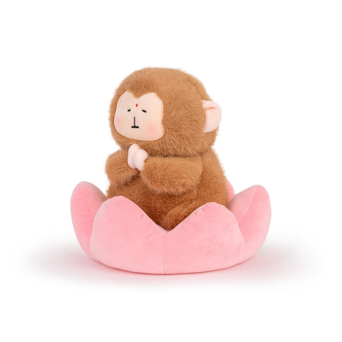 Duoai Cute Monkey Plush – 10.5" Soft Stuffed Animal with Banana for Kids - Duoai Plush