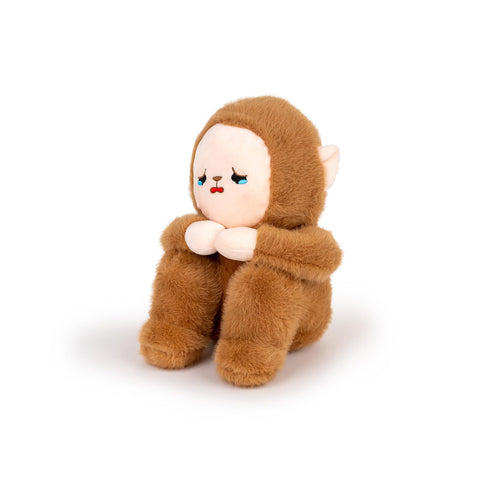 Duoai Cute Monkey Plush – 10.5" Soft Stuffed Animal with Banana for Kids - Duoai Plush