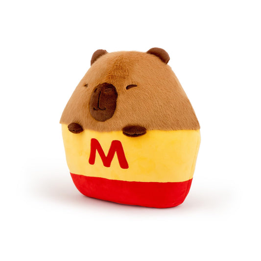 Duoai Capybara Plush Pillow – 13.8 Inch Soft Stuffed Animal with French Fries Backpack, Cute Plush Toy for Kids, Boys & Girls, Perfect Birthday Gift Duoai Plush