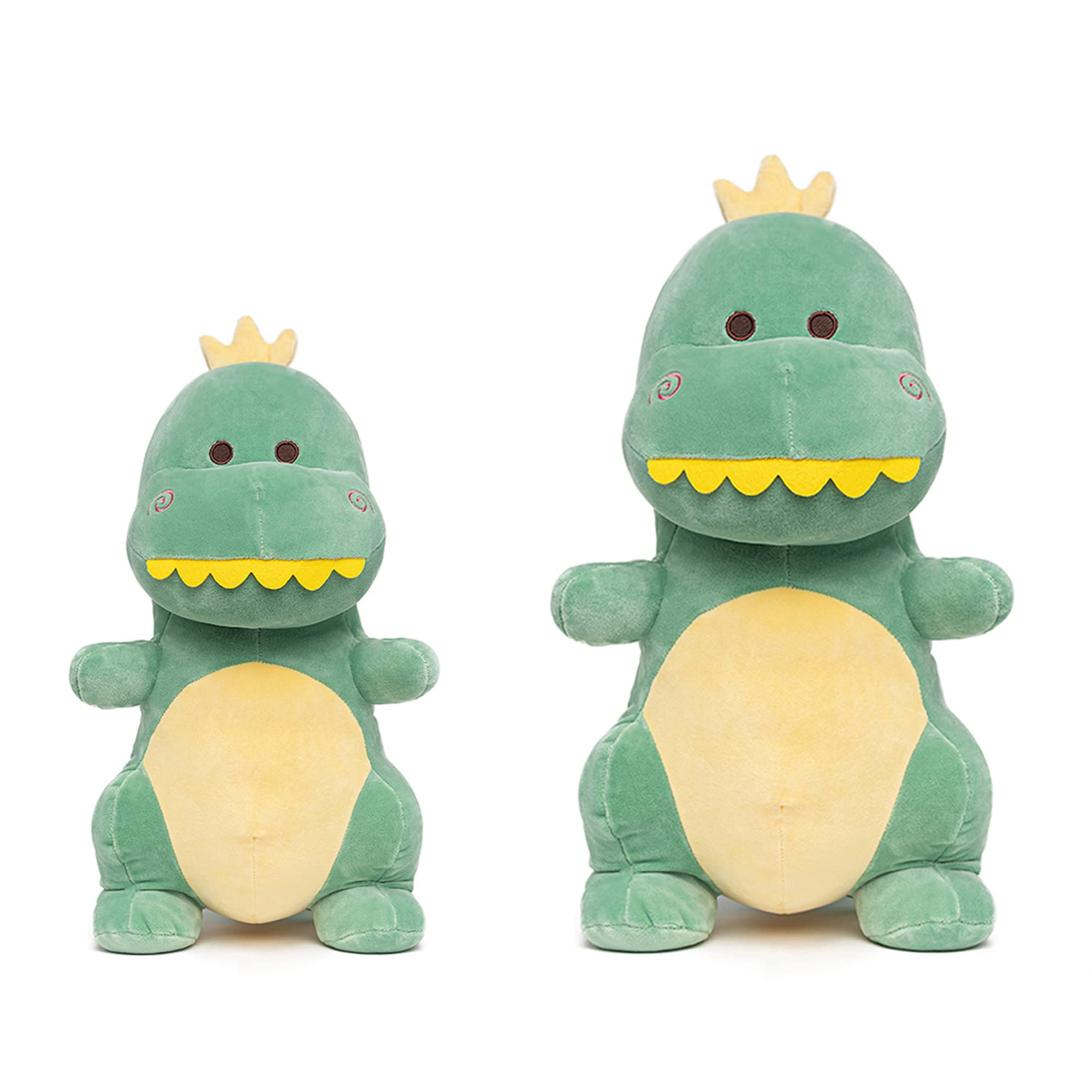 Duoai Dino Plush Toy – 12 Inch Soft Stuffed Dinosaur, Cute Plushie Gift for Kids, Boys & Girls (Green) Duoai Plush