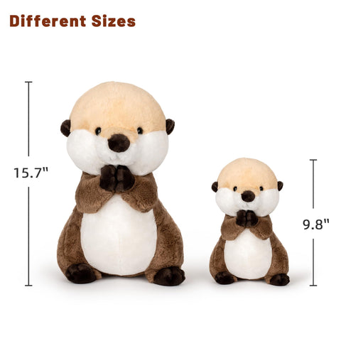 🦦 Duoai Otter Plush – 9.8"/15.7" Sea Otter Stuffed Animal in 2 Sizes of Cuteness! - Duoai Plush