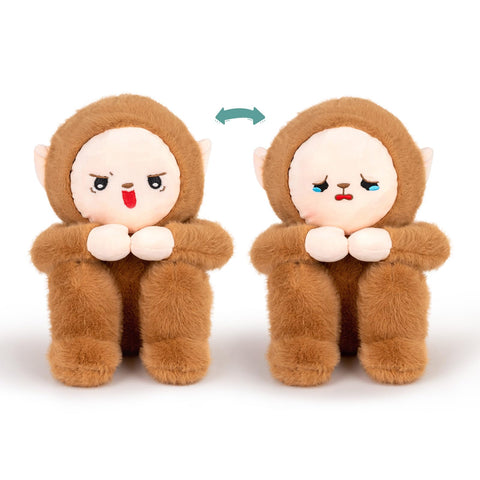 Duoai Cute Monkey Plush – 10.5" Soft Stuffed Animal with Banana for Kids - Duoai Plush