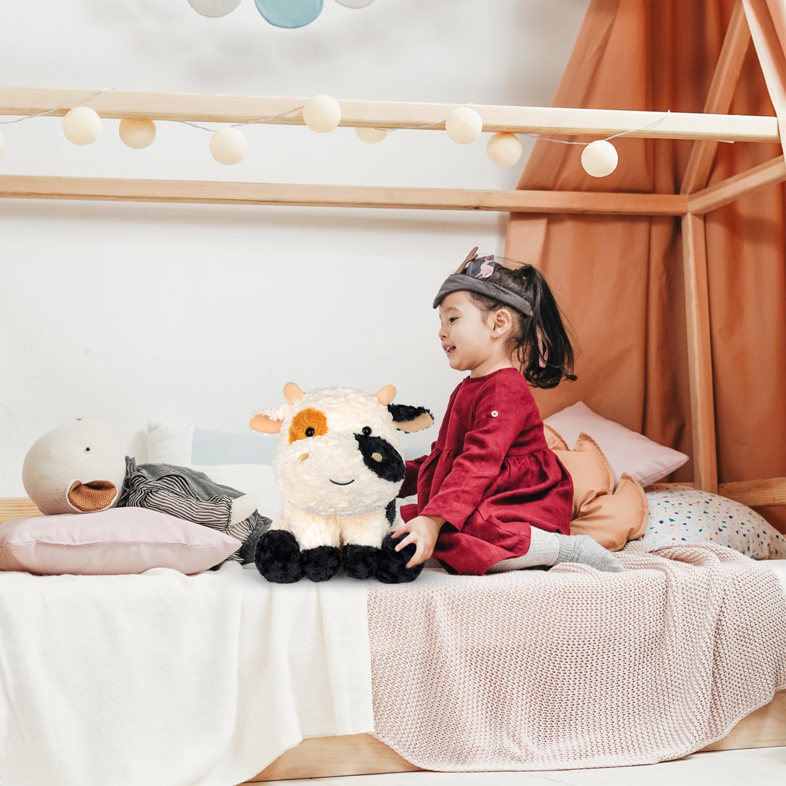 🐄 Duoai Cute Cow Stuffed Animal – 8.3" Soft Plush Toy | Perfect Gift for Girls & Boys - Duoai Plush