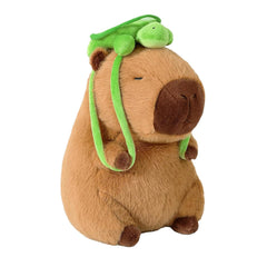🐾 Duoai Capybara Plush – 9" & 13" Kawaii Soft Stuffed Animal with Turtle Backpack | Perfect Gift for Kids, Boys, Girls & Adults - Duoai Plush