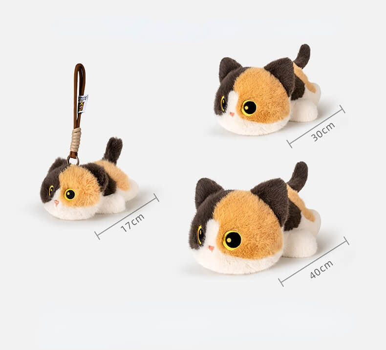 Duoai Original Cat Plush – Black, Calico & Siamese Gifts Duoai Plush