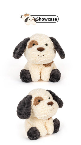 Duoai Sitting Dalmatian Plush Toy – 3 Sizes with Gift Box (Gray & Brown) Duoai Plush
