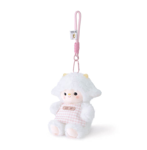 Duoai Angel Sheep Keychain Plush – 7.9" Cute Mini Hanging Lamb Toy for Desk, Study & Gift, Original Blue & Pink Sheep Plush Duoai Plush