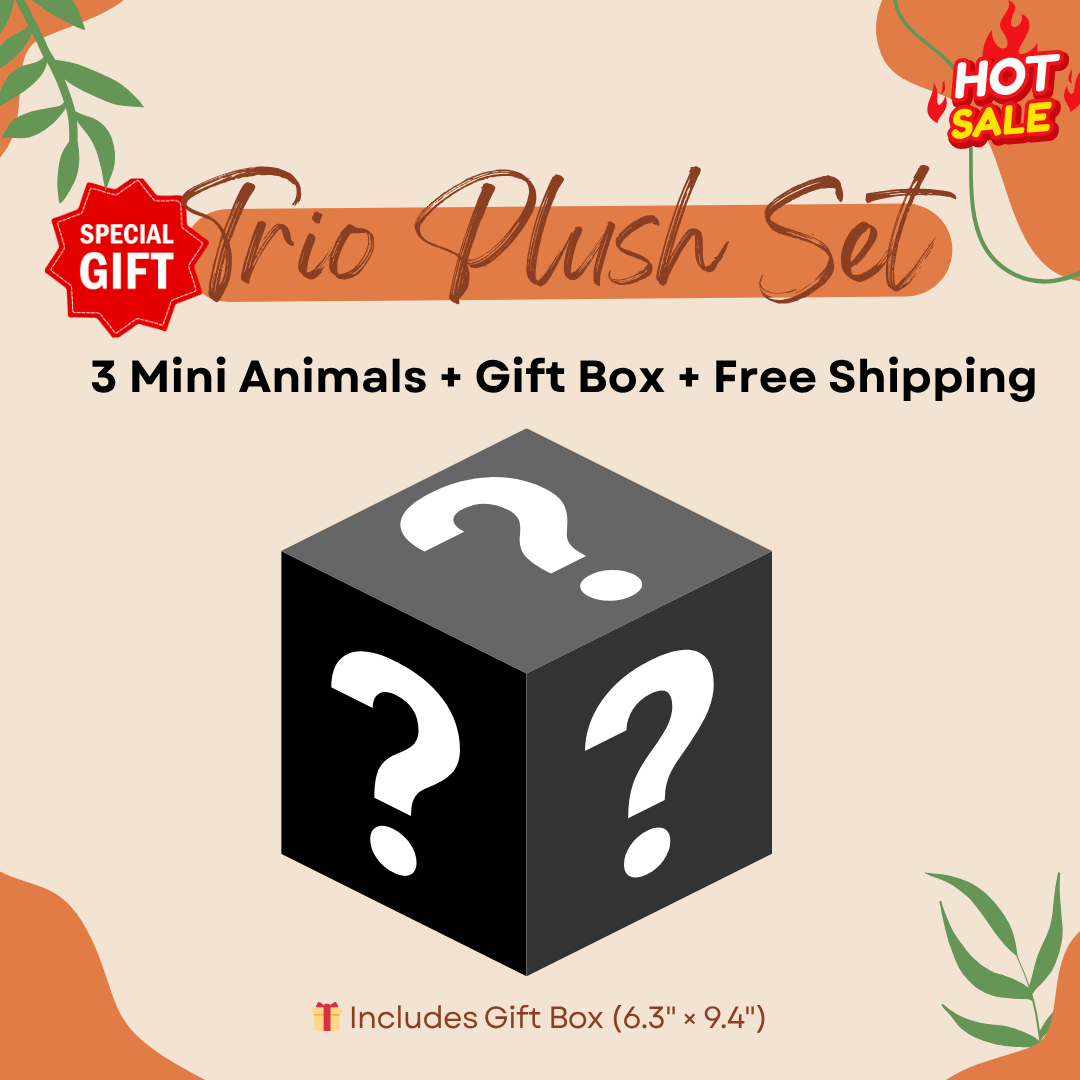 Duoai 3-Piece Bird Plush Gift Set – Mini Cute Birds in Gift Box ($29.99 Bundle) Duoai Plush