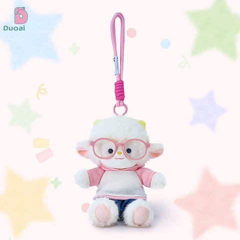 Duoai Official Sporty Sheep Plush Doll – Cute Cozy Stuffed Animal Birthday Gift for Kids & Girls