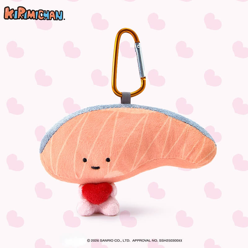 Duoai Official Kirimichan Heart-Shaped Plush Pendant– Kawaii Collectible Accessory
