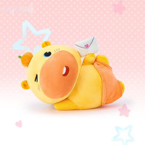 Duoai Original Confession Lulu Capybara Plush Toy – Sweet Cake Stuffed Animal Gift