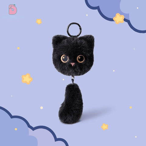 Duoai Cat Tail Plush Keychain – 5.9" Cute Bag Charm Duoai Plush