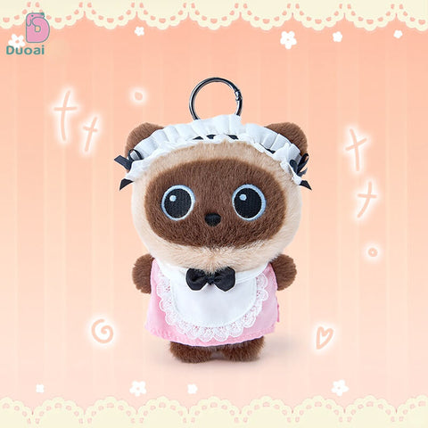 Duoai Original Standing Cat Plush Keychain – Kawaii Cat Bag Charm Cute Gift Collection