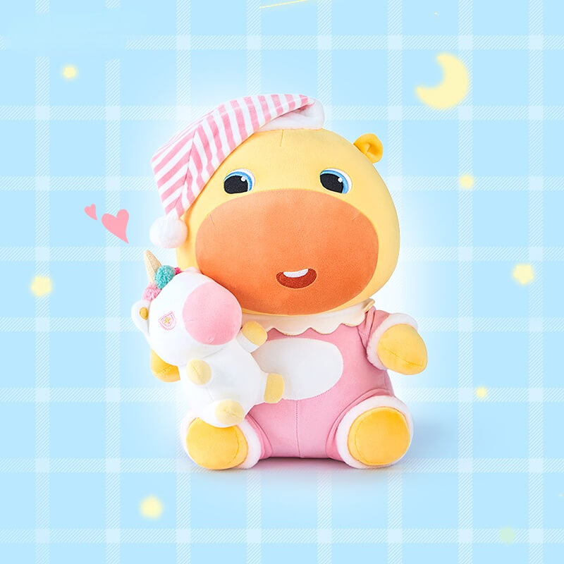 Duoai x Capybara Lulu Sleepwear Plush Toy – Cute Pajama Capybara