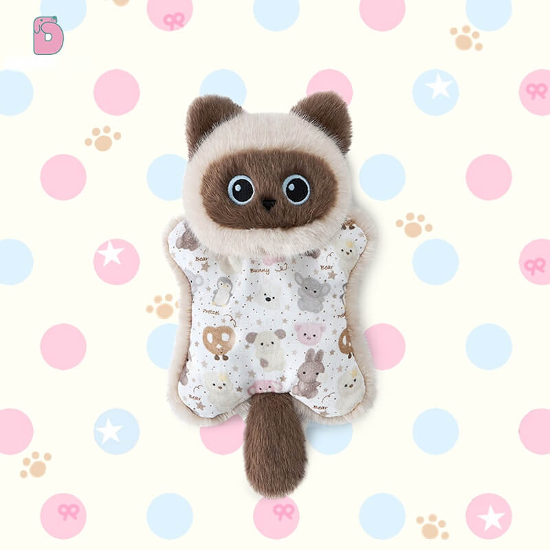 Duoai Bean Bag Cat Plush Puppet – 7.1" Comfort Companion Toy