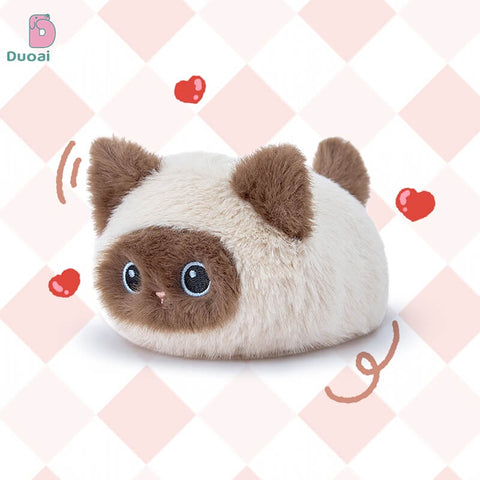 Duoai Original Lying Cat Plush – Kawaii Cat Pillow Soft Stuffed Animal Gift Collection