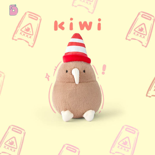 🥝 Duoai Original Kiwi Bird Plush – 4.7” Cute Mini Toy with Orange or Roadblock Hat Duoai Plush