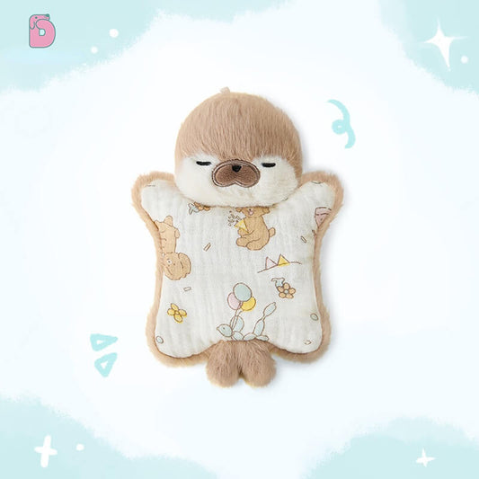 🐬 Duoai Original Seal Plush Pillow – 21.6" Soft Sleeping Seal Stuffed Animal, Blue / White / Brown Cuddle Plush for Nighttime Comfort & Birthday Gift