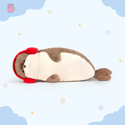 Duoai Giant Seal Plush – 27.5" Lying Hug Pillow in 6 Cozy Styles Duoai Plush
