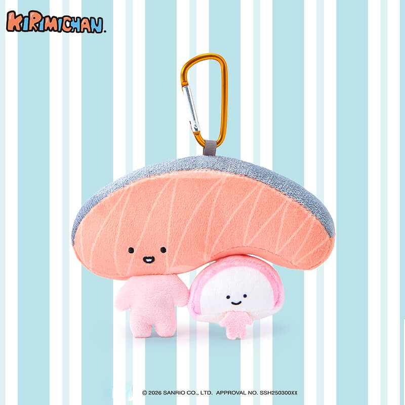 Duoai Official Kirimichan & Kamaboko-chan Plush Pendant – Kawaii Bag Charm, Adorable Gift for Girls