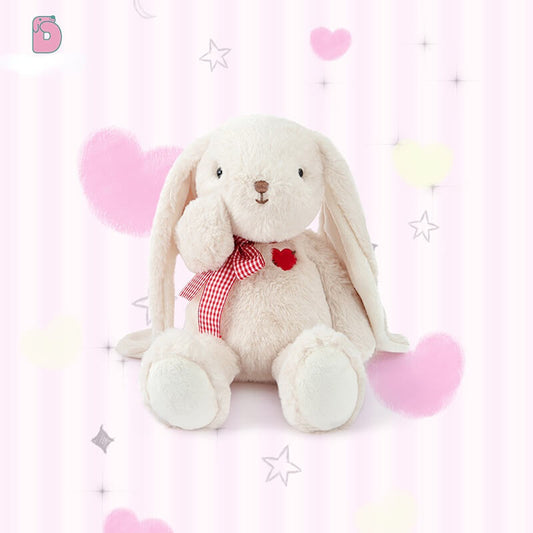 Duoai White Choco Bunny & Choco Bunny Plush – Heart Bunny Plush Toy, 25cm (9.8") / 35cm (13.8") Duoai Plush