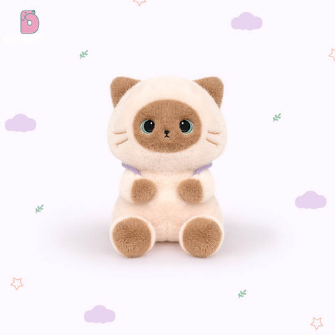 Duoai Siamese Cat Plush Toy – Cute Dessert-Inspired Cat Stuffed Animal for Girls & Boys Duoai Plush